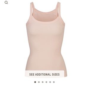 Sz L NWT Logo Pointelle Strappy tank in Quartz